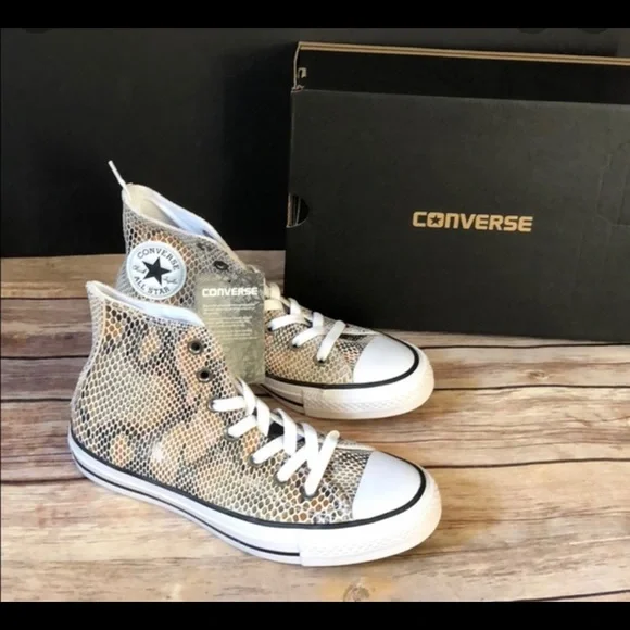 SOLD OUT! Converse snake skin print very unique - Picture 2 of 6